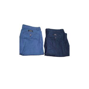 Set Of 2 Banana Republic Men's Slim Fit/ Athletic fit Chino Pants 33x32 Cotton B